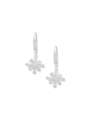 Boucles d'oreilles percées Anne Klein Baguette Cluster Drop   | MTE-3164134